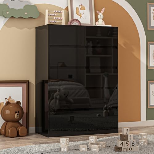 Black Malm Dresser for Bedroom
