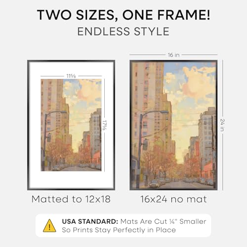 16x24 Black Picture Frame