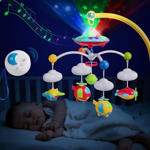 Airplane Crib Mobile with Music and Light