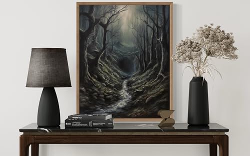 Dark Tunnel Poster Art Print