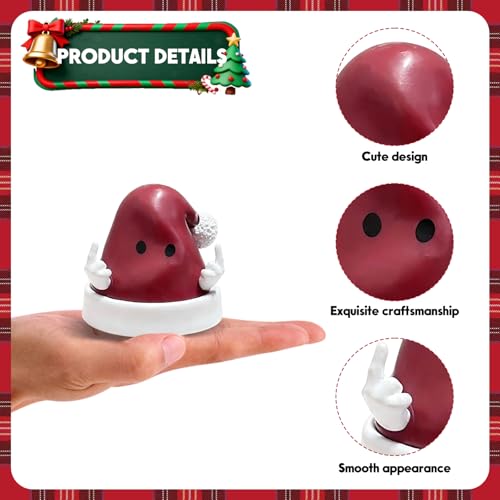 Christmas Santa Hat Figurine