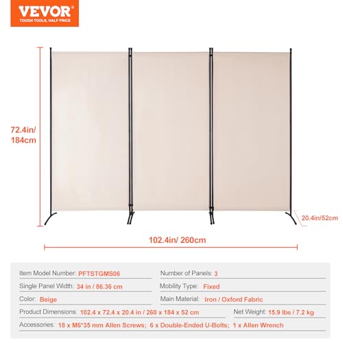 Room Divider 3 Panel Room Divider