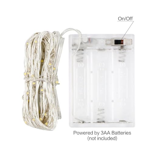 Fairy Lights 4 Pack String Lights 10ft 30 LED Twinkle Lights for Wedding (4 Count)