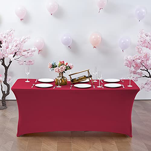 8FT Stretch Spandex Fitted Tablecloth