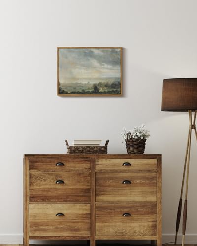 Framed Canvas Wall Art Vintage Decor