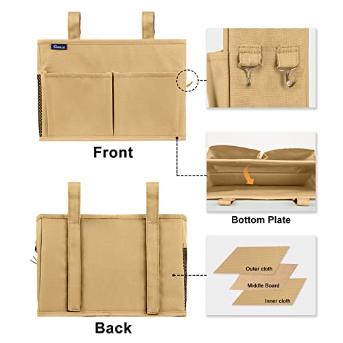Bedside Caddy Hanging Organizer Bedside Storage Bag for Bunk and Hospital Beds