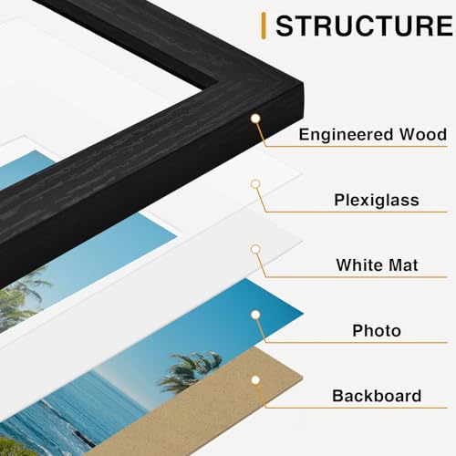 12x12 Picture Frames Set of 9 (9 Count)