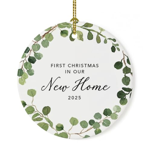 Custom Year Round Ceramic Porcelain Christmas Tree Ornament Keepsake Collectible Gift