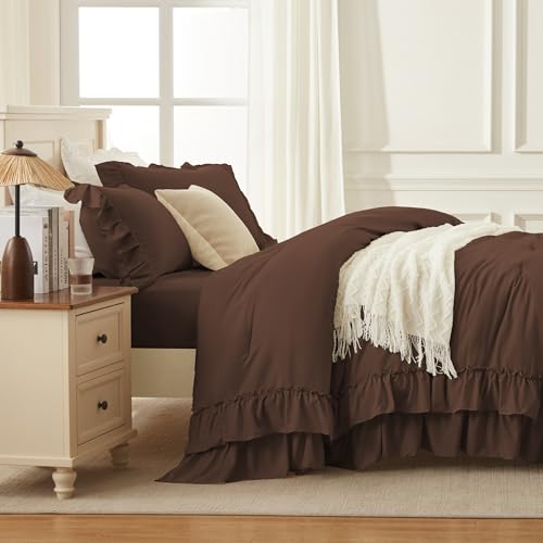 Ruffle Oversized Queen Comforter Set