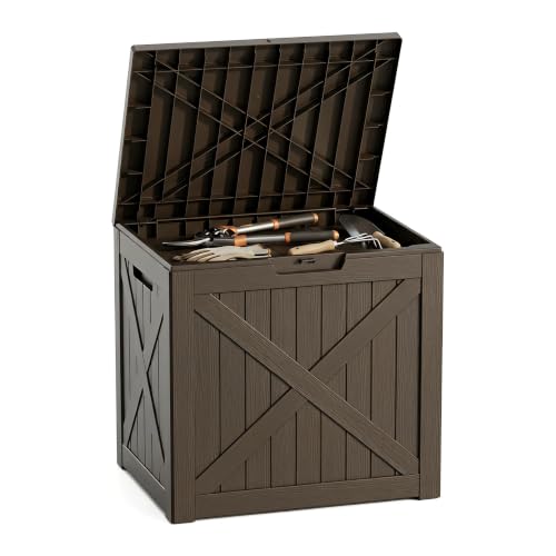 32 Gallon Waterproof Resin Storage Deck Box