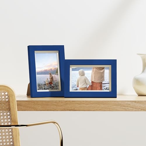 4x6 Picture Frames Set of 9 for Wall or Tabletop Display (9 Count)