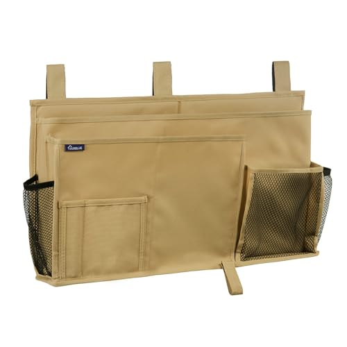 Bedside Caddy Hanging Bed Organizer Storage Bag Pocket for Bunk and Hospital Beds