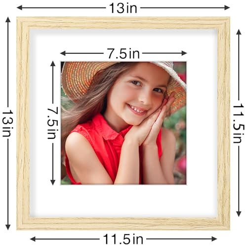 12x12 Picture Frames Set of 9 for Wall Mounting (9 Count)
