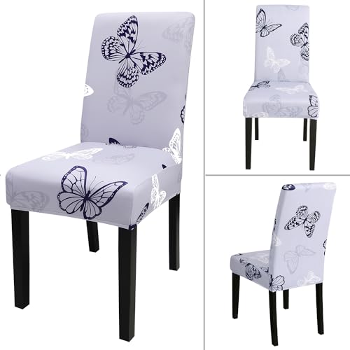 Pattern Chair Covers for Dining Room Set of 6
