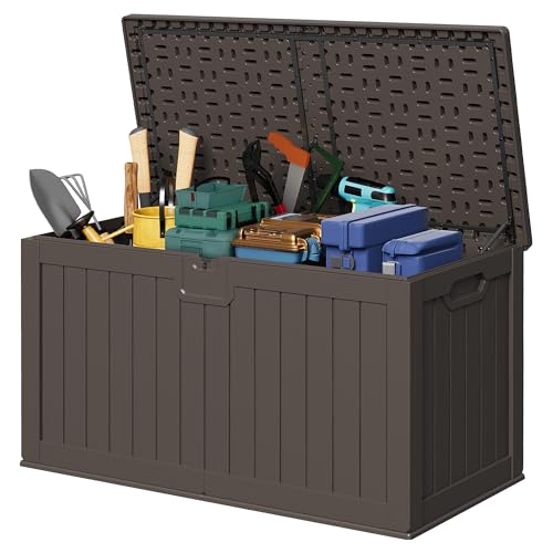 HDPE 240 Gallon Deck Box Double