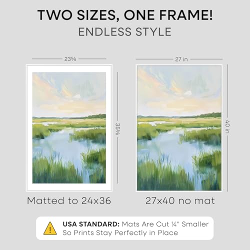 27x40 White Poster Frame