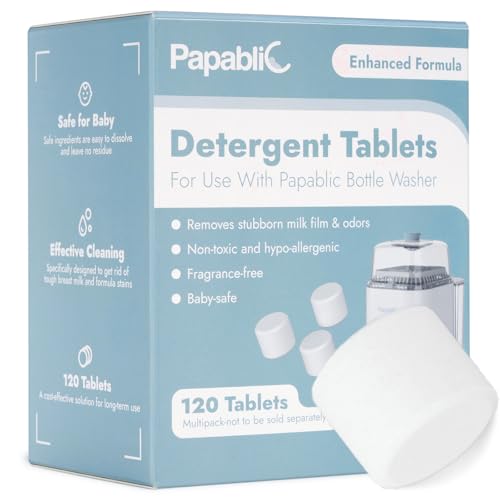 Official Detergent Soap Tablets for Bottle Washer (120 Count)