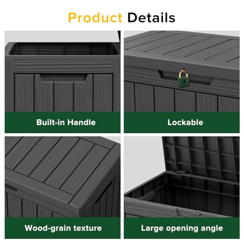 45 Gallon Resin Deck Box