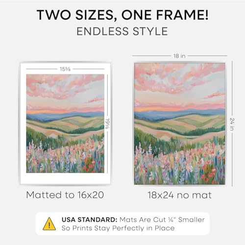 18x24 Silver Poster Frame (2 Count)