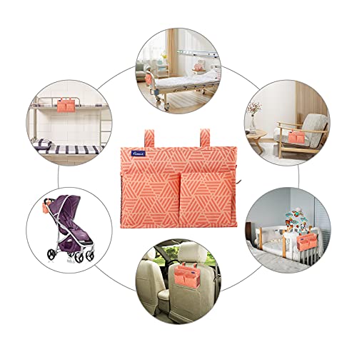 Bedside Caddy Hanging Bed Organizer Storage Bag Pocket for Bunk and Hospital Beds