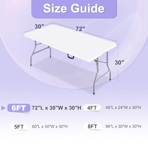 6FT Spandex Table Cover