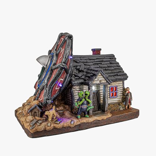 No Landing Zone Alien Theme Spooky Halloween Village Multi