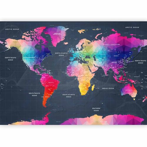 Wall Mural World Map 138"x101" (7 Count)