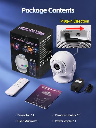 3D Galaxy Projector
