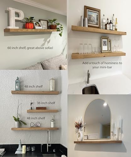 48 inch Wooden Floating Shelves for Wall
