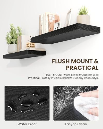48" Floating Shelves for Wall (2 Count)