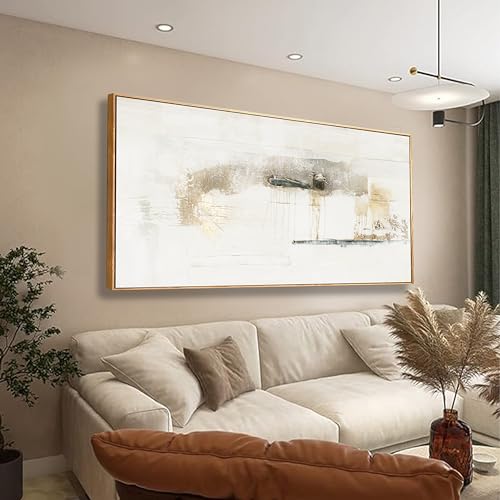 Multicolor Minimalist Graffiti Large Abstract Wall Art Decor 29"×58"