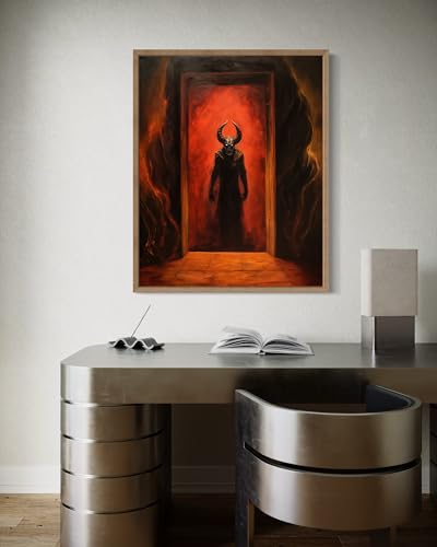 Satan and Hell Poster Art Print
