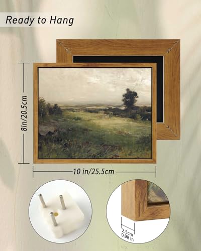 Framed Canvas Wall Art Vintage Decor