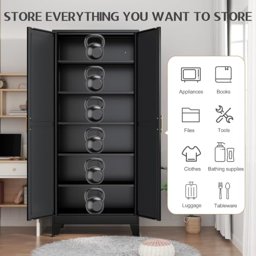 75.2" Tall Storage Cabinet