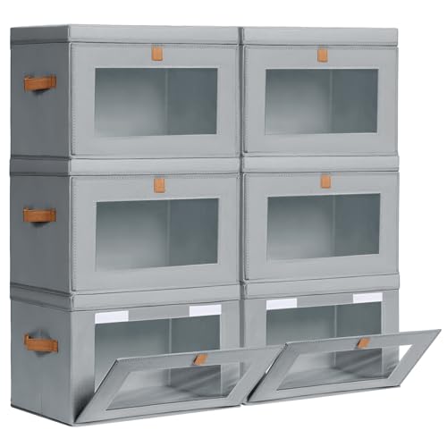 Large Closet Storage Bins (6 Count)