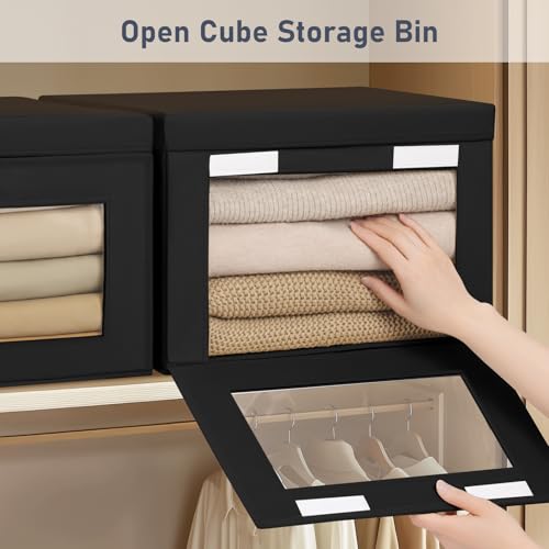 Storage Bins with Lids (6 Count)
