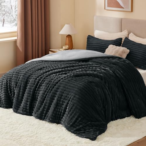 Fleece California King Comforter Set