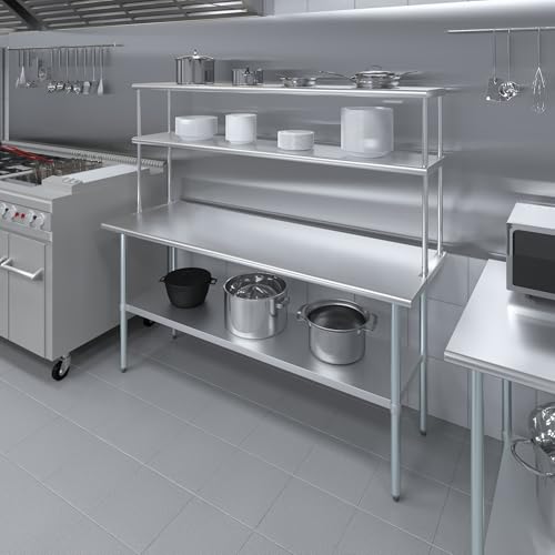 72 Inch Double Tier Overshelf