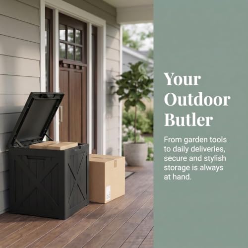 32 Gallon Waterproof Resin Storage Deck Box
