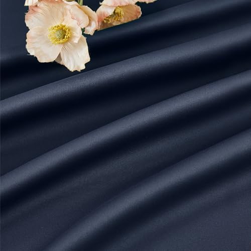 102 Inch Blue Curtains Blackout Drapes for Living Room (2 Count)