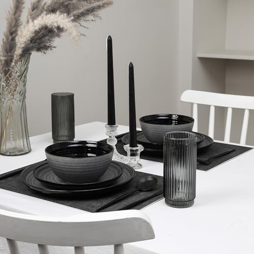 Dua 16 Piece Dinnerware Set Stoneware