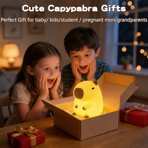 Capybara Night Light for Kids