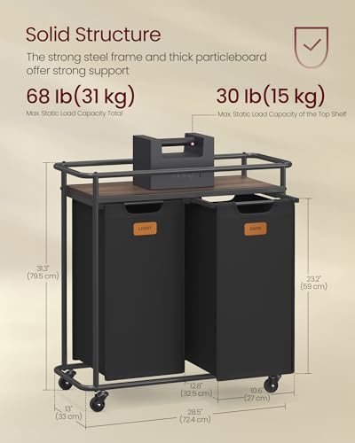 Laundry Sorter with Wheels