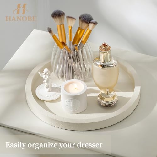 Round Decorative Trays for Modern Coffee Table Decor
