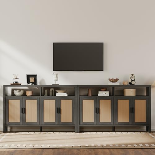 Rattan Buffet Cabinet with Storage