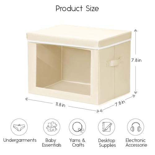 Storage Bins with Lids (3 Count)