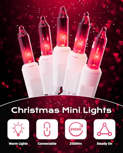 Pink Mini String Lights (100 Count)