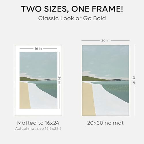 20x30 White Oak Picture Frame