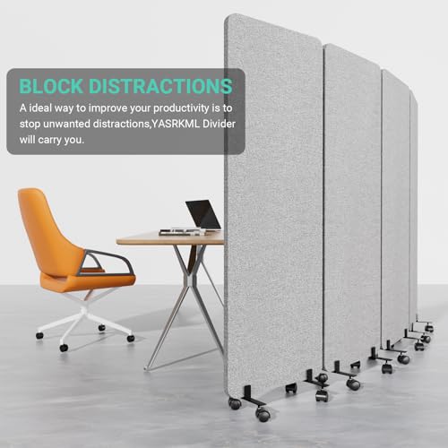 4 Panel Soundproof Room Divider