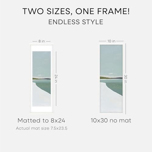 10x30 White Oak Picture Frame (2 Count)